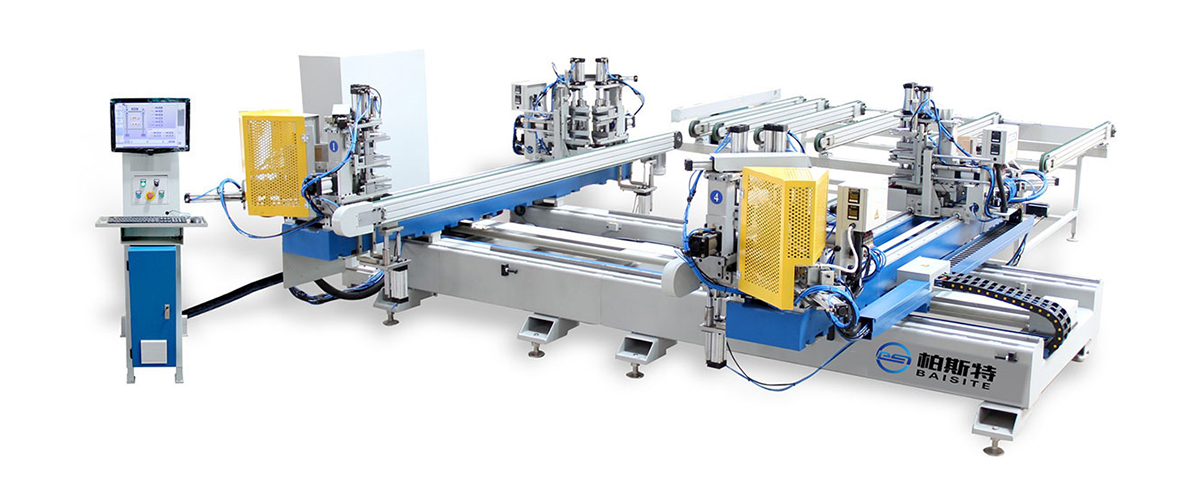 塑料門窗多層數控四角焊機HRWD-3000BG